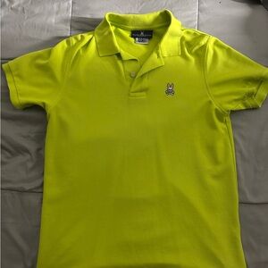 Psycho Bunny Neon Yellow Polo Shirt